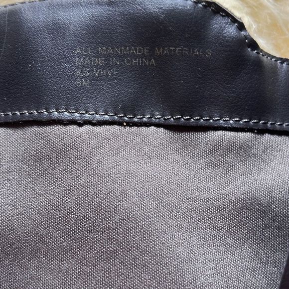 Karen Scott Faux Leather boots size 8 dark gray - Picture 8 of 9